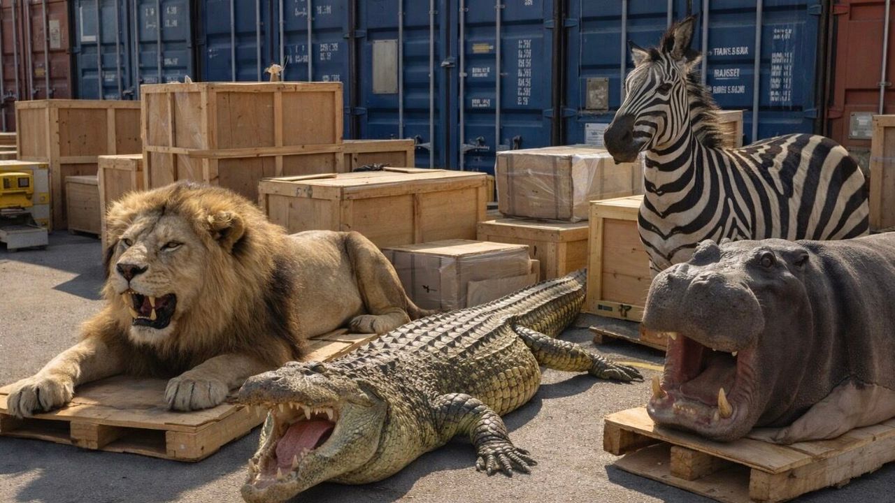 Trabzon Limanı’nda Şok Operasyon: Aslan ve Timsah Ele Geçirildi