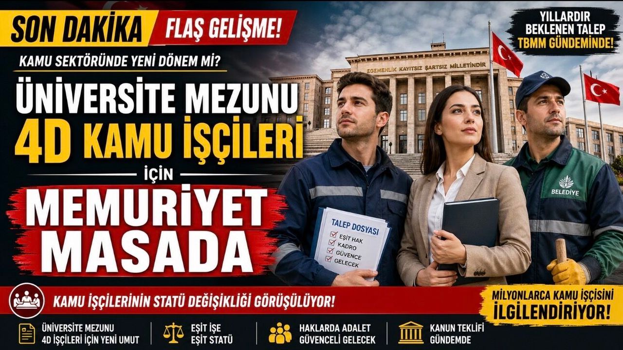 Kamu işçilerine memuriyet masada: 4D işçiler için yeni düzenleme beklentisi