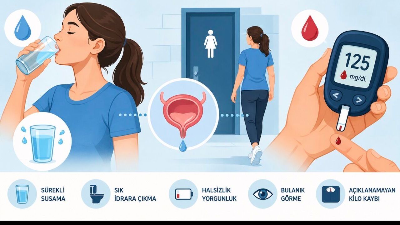 Sürekli Susama ve Sık İdrara Çıkma: Şeker Hastalığı Belirtisi Olabilir