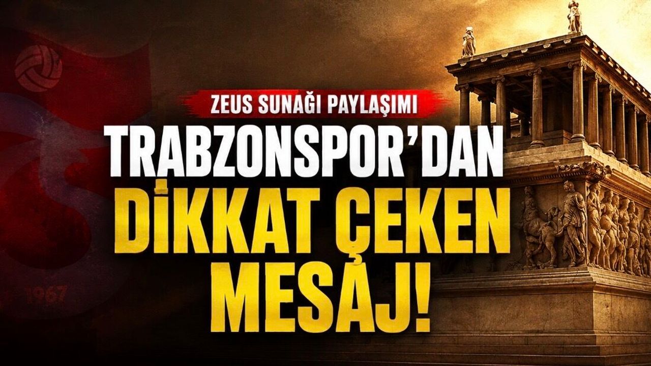 Trabzonspor’un Zeus Sunağı Paylaşımı Yeniden Gündem Oldu
