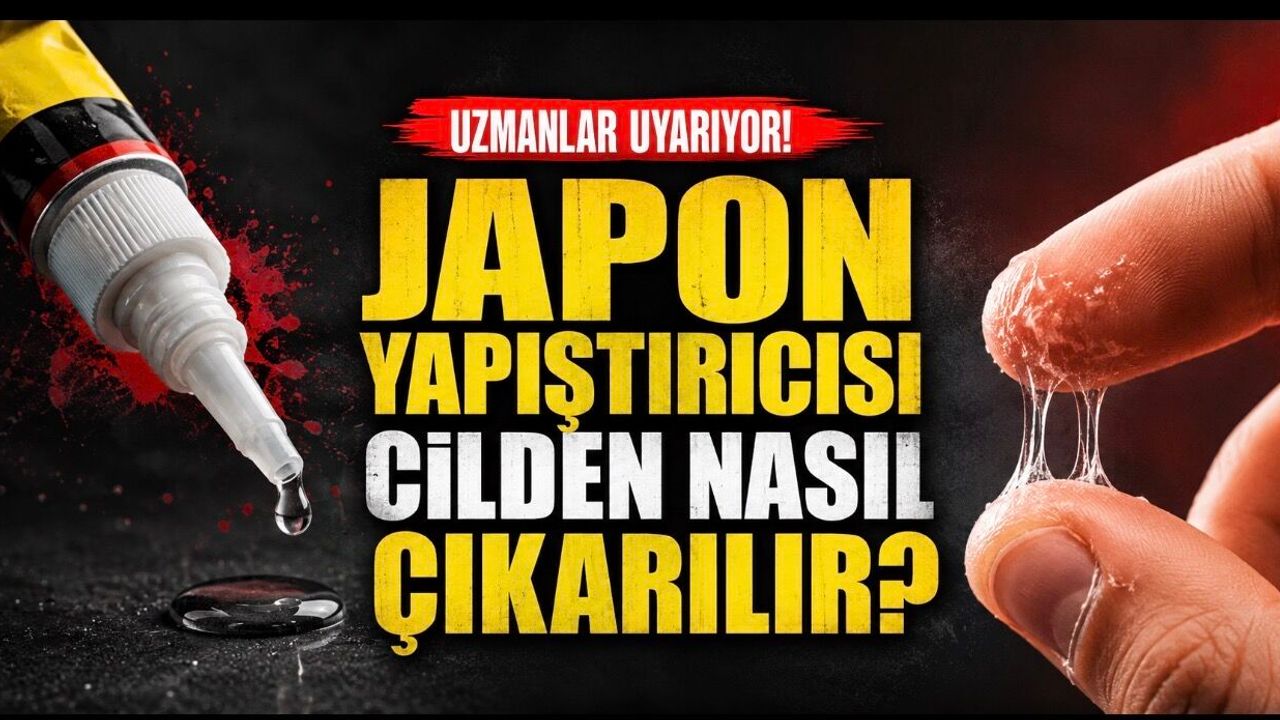 Japon Yapıştırıcısı Cilde Yapışırsa Ne Yapmalı? Uzmanlardan Güvenli Çözüm Önerileri