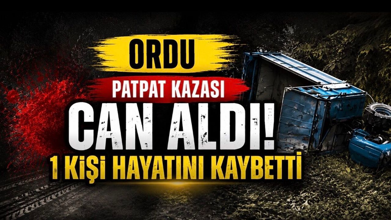 Ordu’da Patpat Kazası Can Aldı: Kemal Demir Hayatını Kaybett