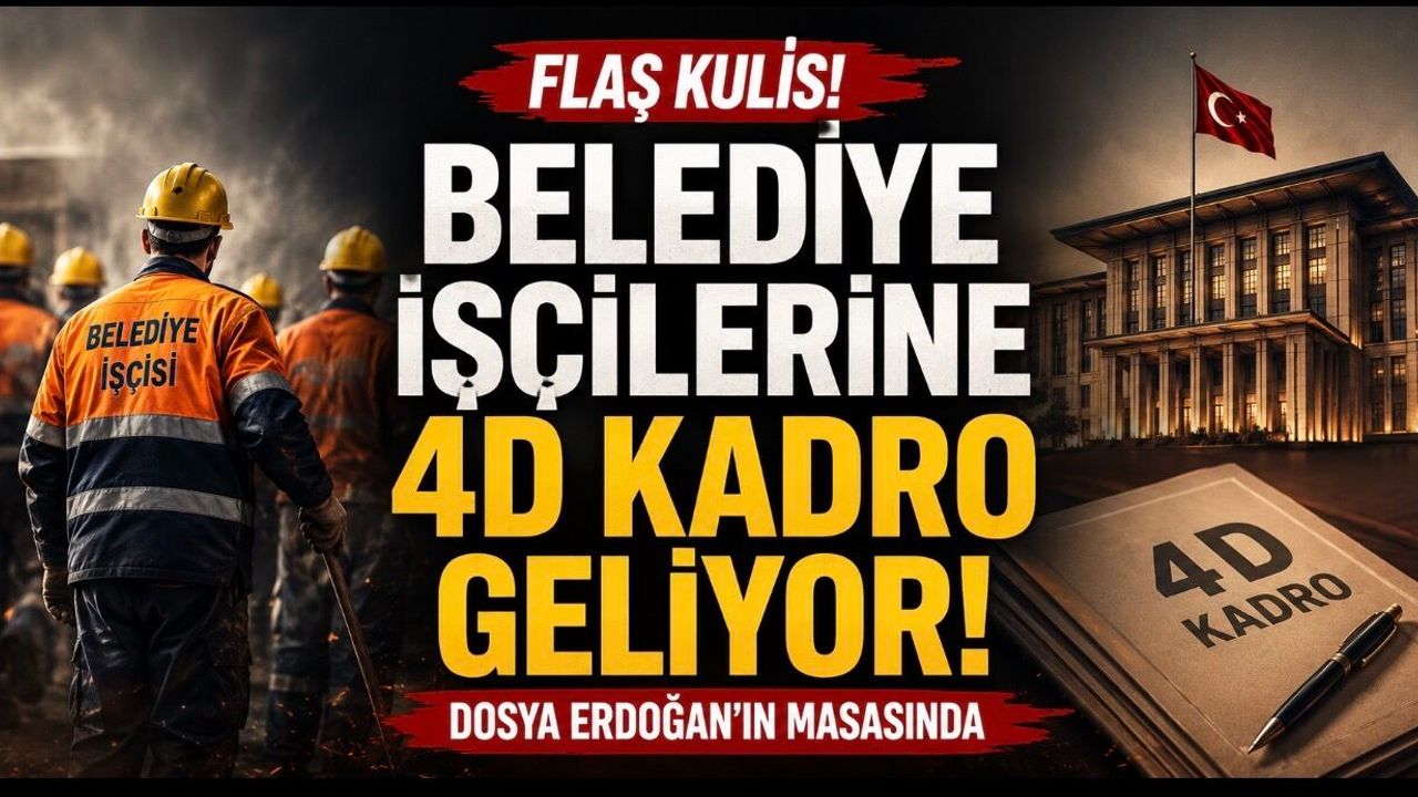 Belediye işçilerine 4D kadro formülü masada: Düzenleme geriy