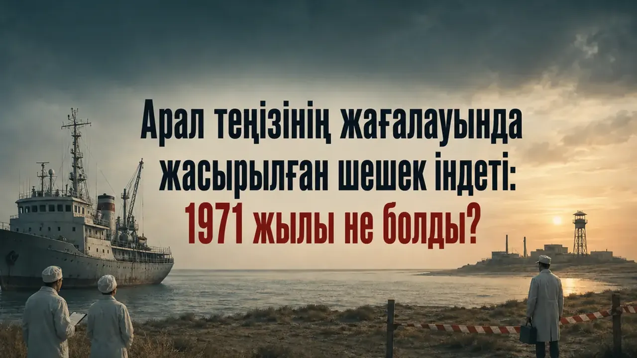 Арал теңізінің жағалауында жасырылған шешек індеті: 1971 жылы не болды?