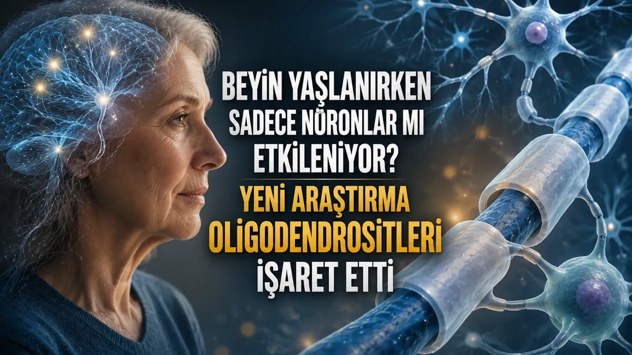 Beyin Yaşlanırken Sadece Nöronlar mı Etkileniyor? Yeni Araştırma Oligodendrositleri İşaret Etti