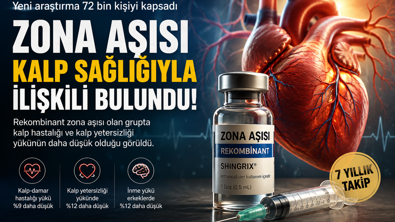 Zona aşısı ile kalp sağlığı arasında beklenmedik bağlantı