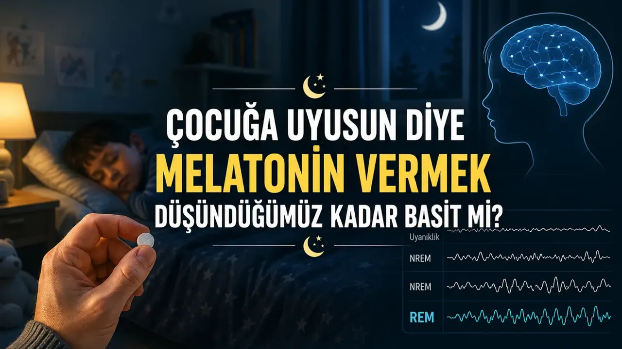 Çocuğa Uyusun Diye Melatonin Vermek Düşündüğümüz Kadar Basit mi?