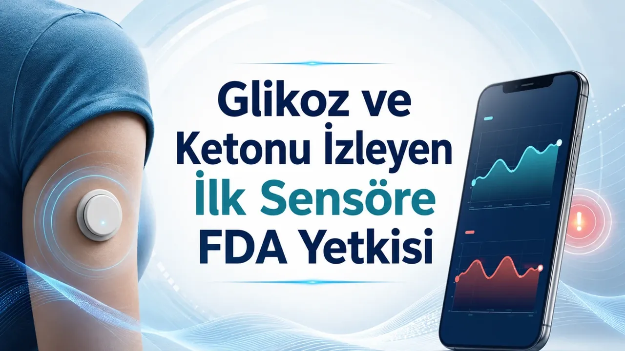 Kan Şekeri ve Ketonu Aynı Sensörden İzleyen İlk Cihaza FDA Yetkisi