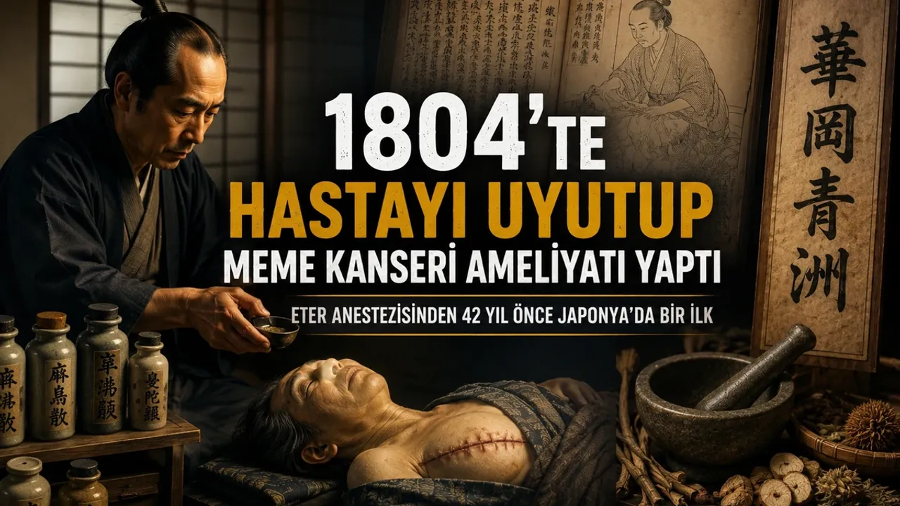 Boston’daki Ünlü Eter Gösterisinden 42 Yıl Önce: Japonya’da Genel Anesteziyle Ameliyat Yapıldı