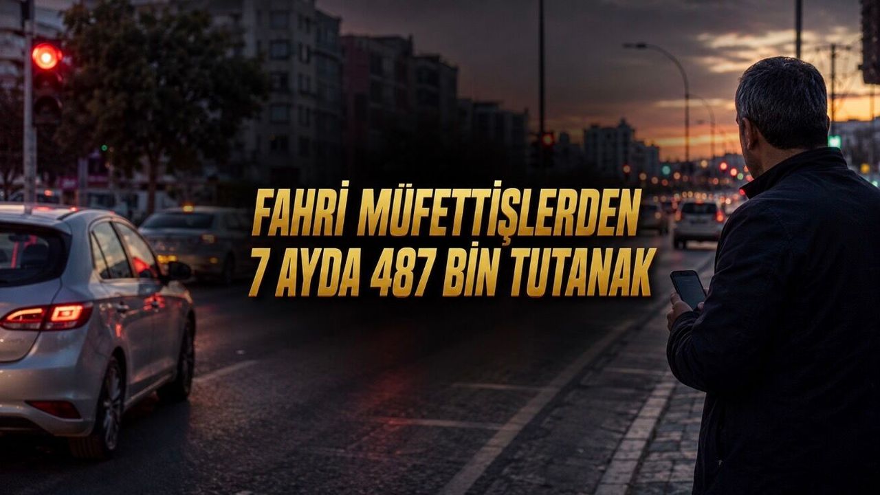 Fahri Trafik Müfettişlerinden 7 Ayda 487 Bin Tutanak: En Fazla İhlal Cep Telefonunda