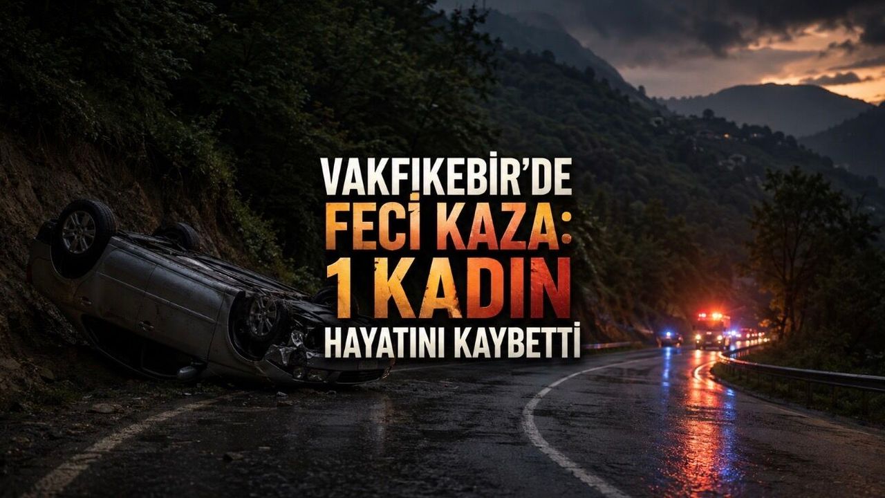 Vakfıkebir’de Feci Kaza: Takla Atan Aracın Altında Kalan Kadın Hayatını Kaybetti