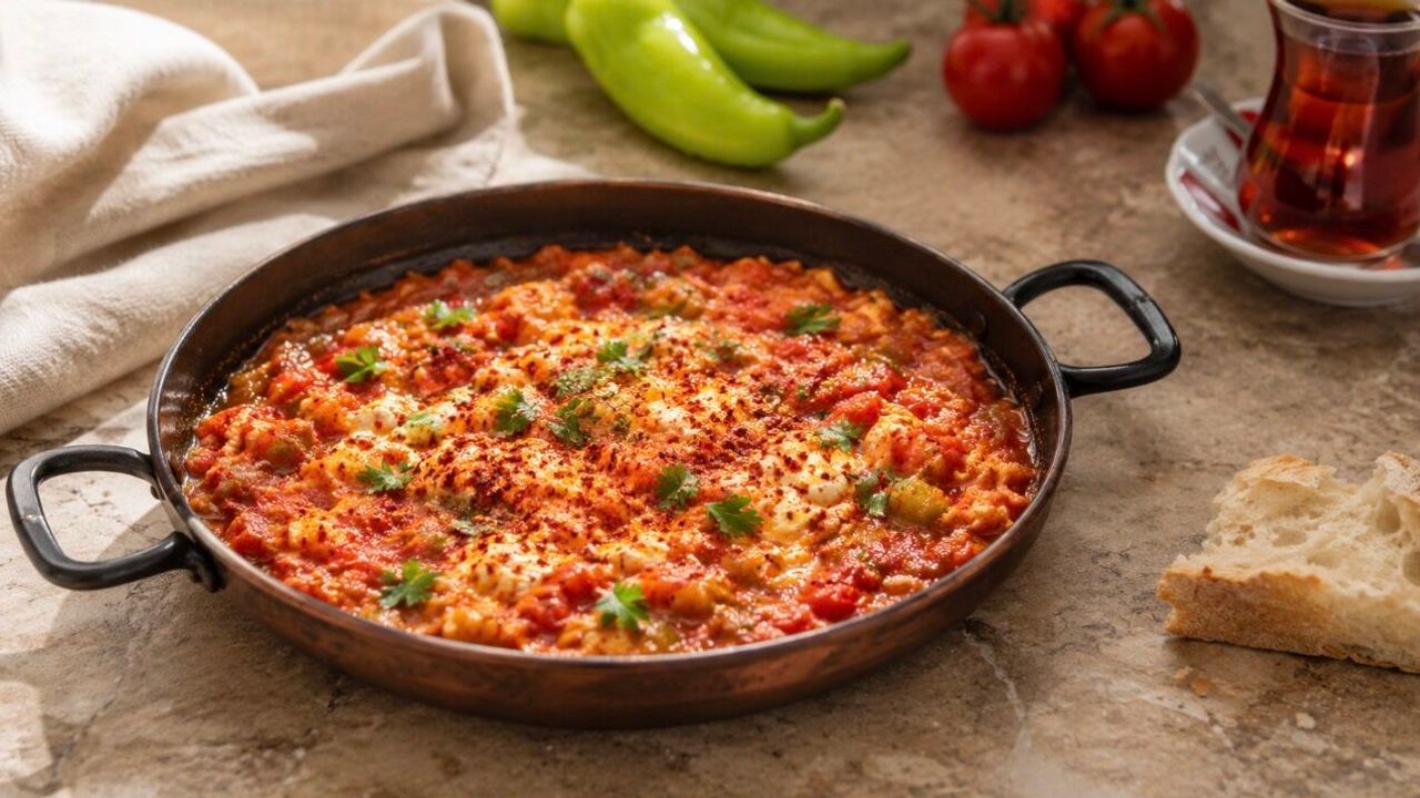 Menemen Nasıl Yapılır? Sulu Olmayan Tam Ölçülü Tarif