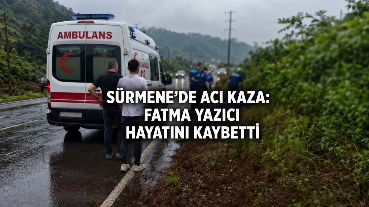 Sürmene’de Aracın Çarptığı Fatma Yazıcı Hayatını Kaybetti