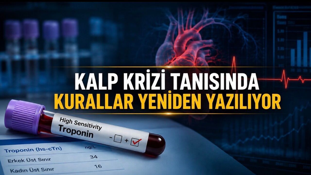 Troponin Testlerinde Kalp Krizi İçin Kadın ve Erkekte Farklı Eşik Önerisi