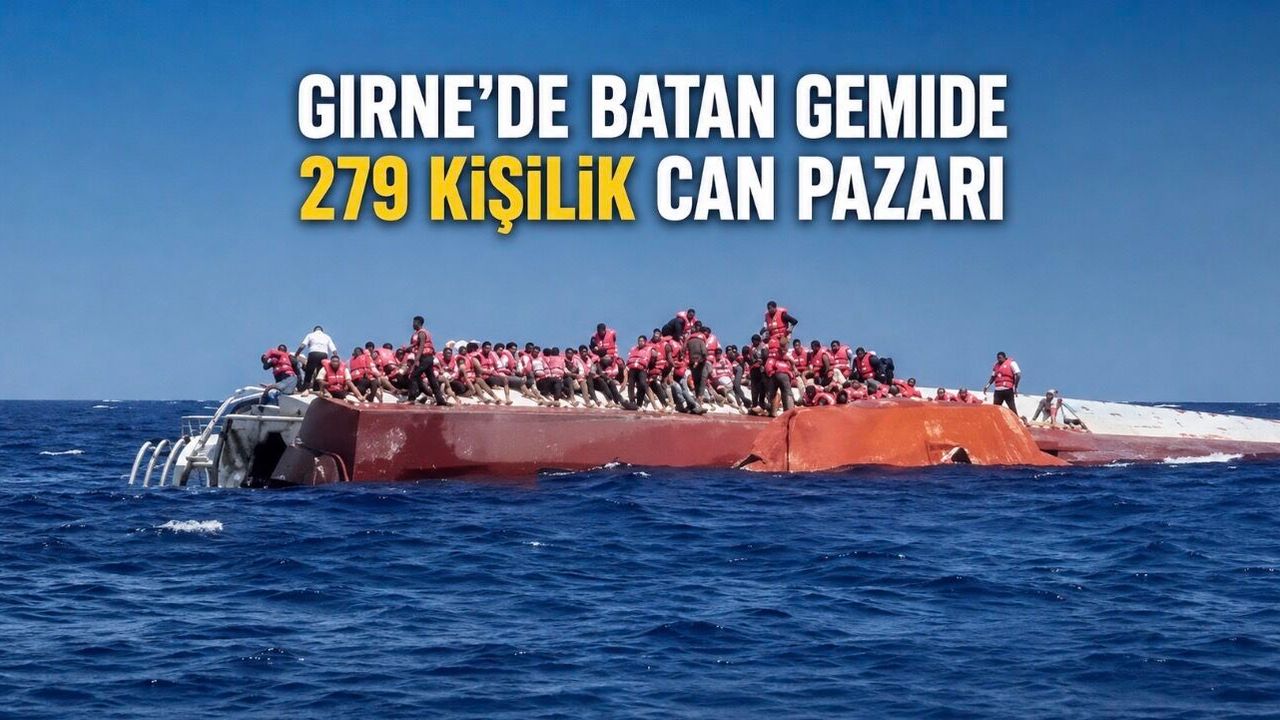 Girne Açıklarında 279 Kişiyi Taşıyan Gemi Battı: Zamana Karşı Yarış