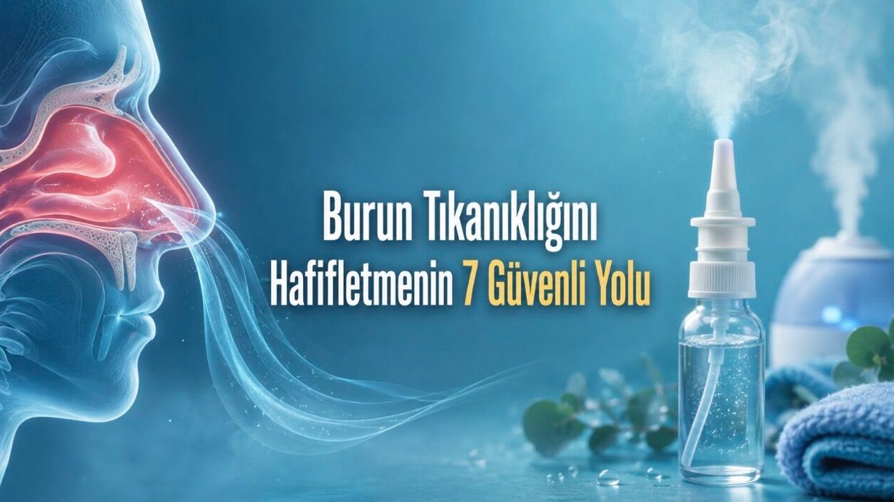 Burun Tıkanıklığına Ne İyi Gelir? Evde Uygulanabilecek Yöntemler
