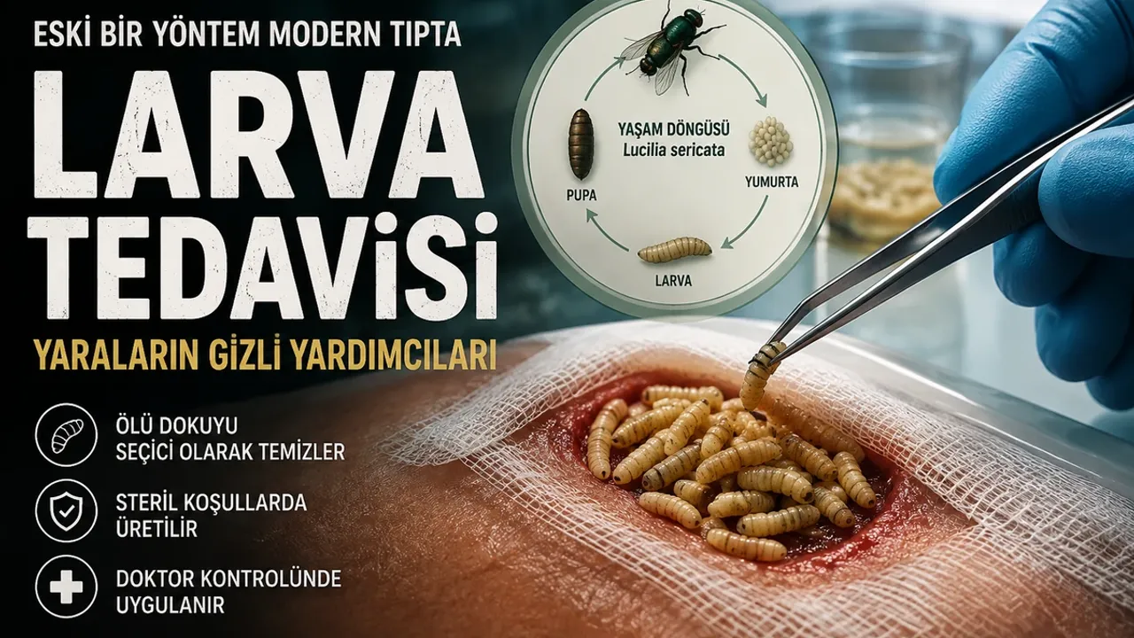 Savaş Meydanlarında Fark Edildi, Modern Tıbba Döndü: Larvalarla Yara Tedavisi