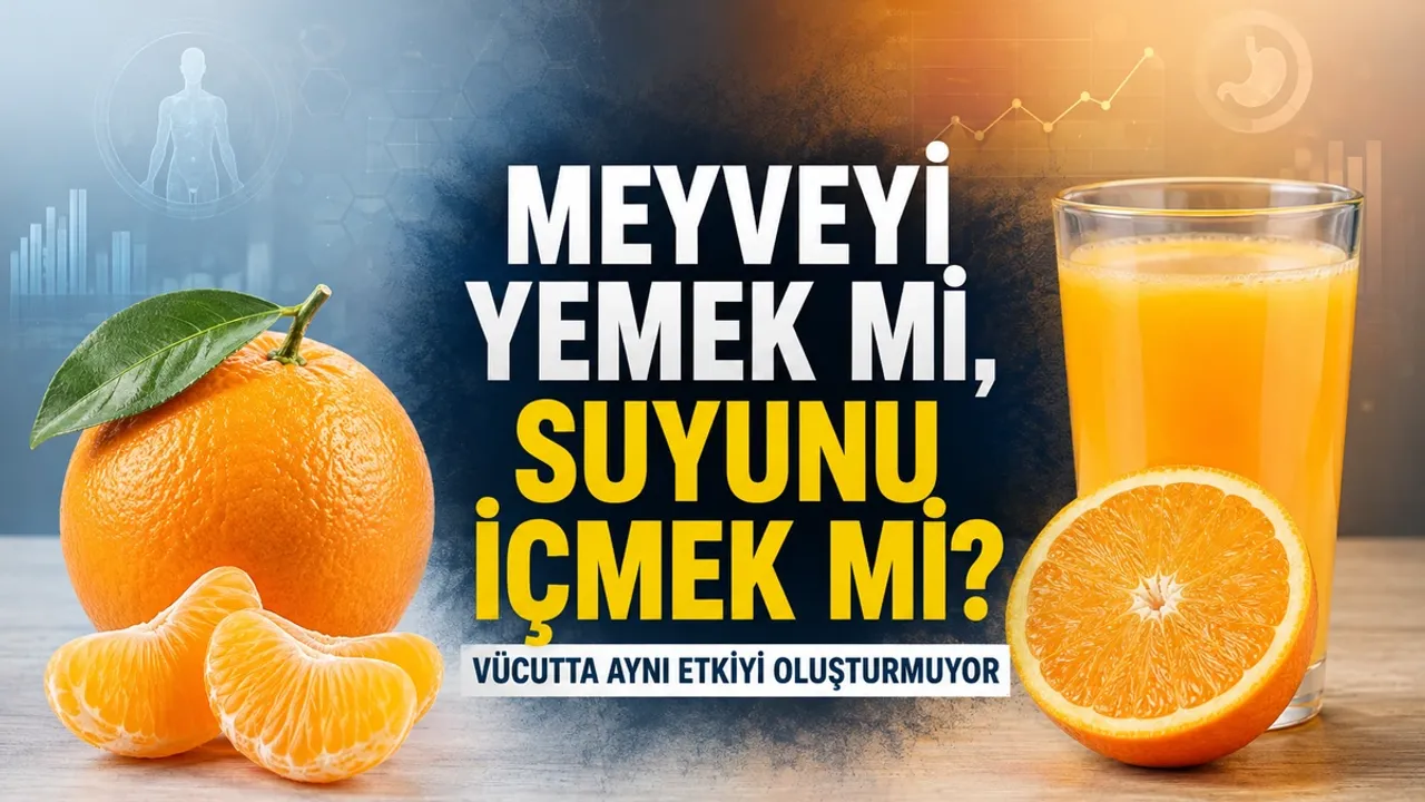 Bir Portakal Yemekle Suyunu İçmek Aynı Şey mi? Bilim Ne Gösteriyor?