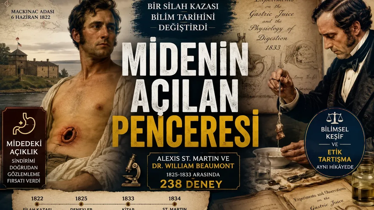 Bir Silah Kazası İnsan Midesine Pencere Açtı: Alexis St. Martin’in Olağanüstü Hikâyesi