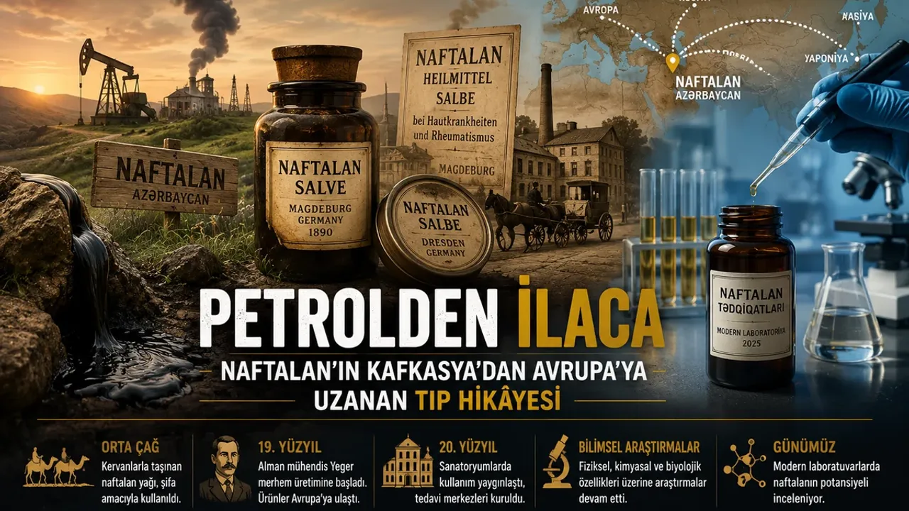 Petrolden İlaca: Naftalan’ın Kafkasya’dan Avrupa’ya Uzanan Tıp Hikâyesi