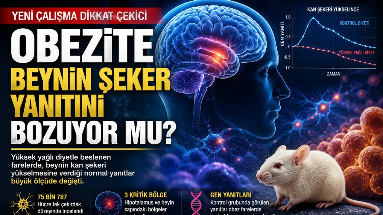 Obezite Beynin Yüksek Kan Şekerine Verdiği Yanıtı Bozuyor mu? Yeni Çalışmadan Bulgular