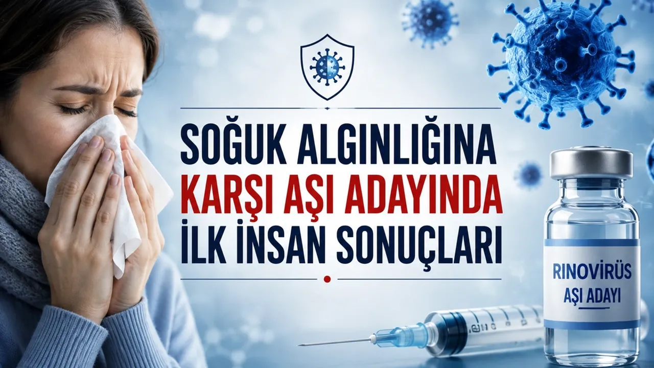 Soğuk algınlığının başlıca nedeni rinovirüse karşı aşıda ilk sonuçlar