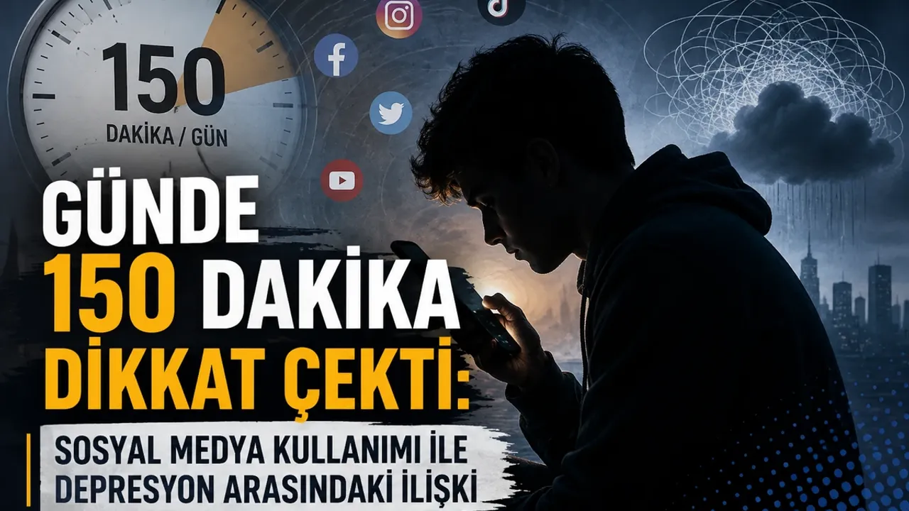Günde 150 Dakika Dikkat Çekti: Sosyal Medya Kullanımı ile Depresyon Arasındaki İlişki