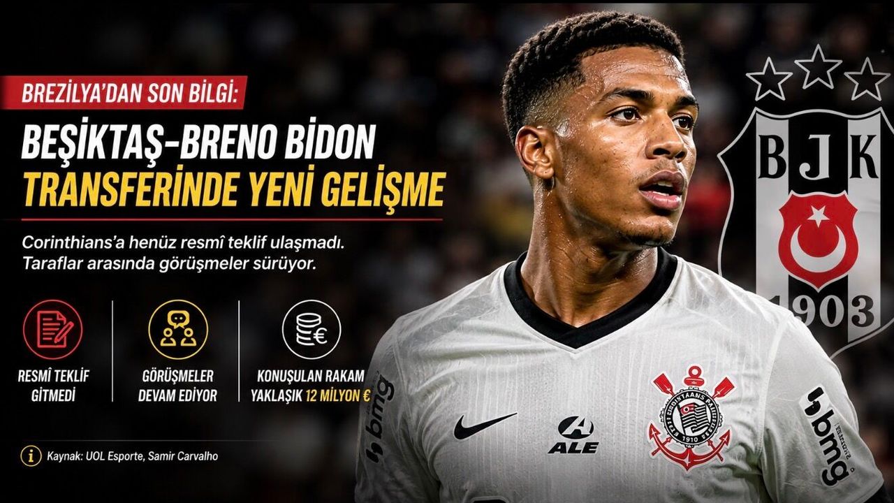 Brezilya’dan Beşiktaş-Bidon Transferine Fren: Henüz Resmî Teklif Yok