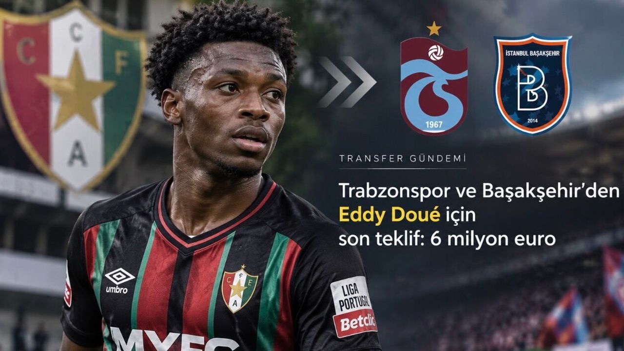 Trabzonspor ve Başakşehir’den Eddy Doué İçin Son Saat Operasyonu: Teklif 6 Milyon Euroya Çıktı