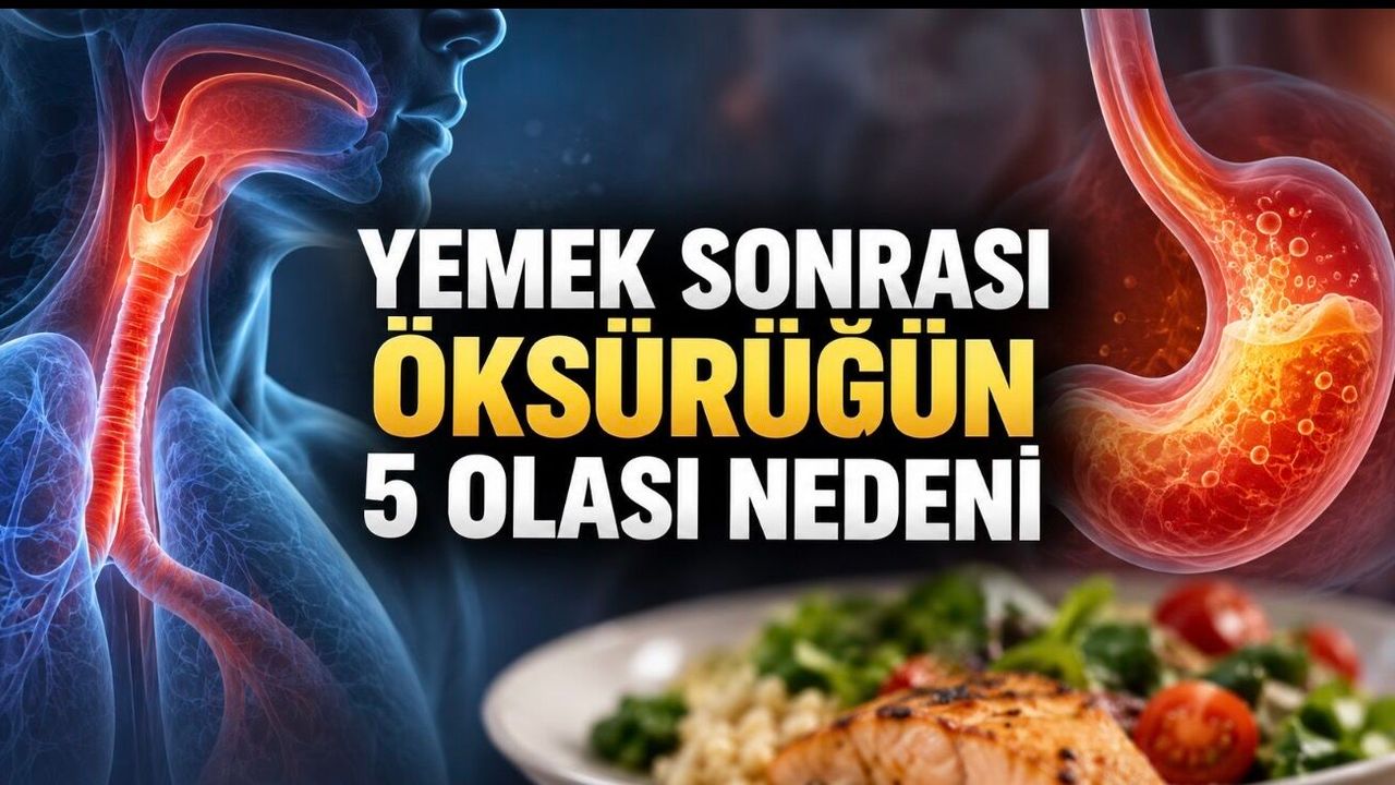Yemek yerken öksürük ve boğazda takılma hissi birlikteyse dikkat