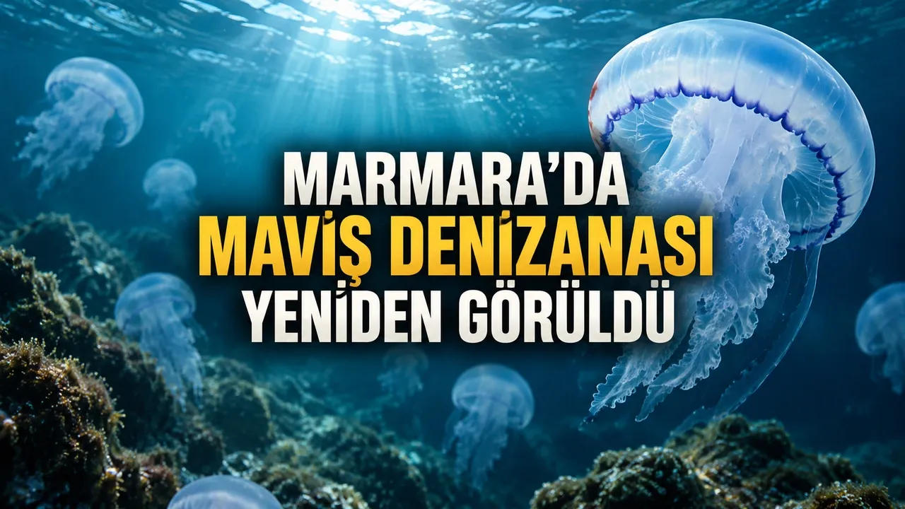 Marmara’da Maviş Denizanası Yeniden Görüldü: Bilimsel Kaydı 2020’ye Uzanıyor