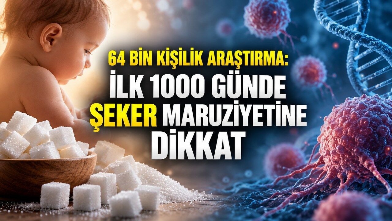 64 Bin Kişilik Araştırma: İlk 1000 Gündeki Şeker Maruziyeti Kanserle İlişkili Bulundu