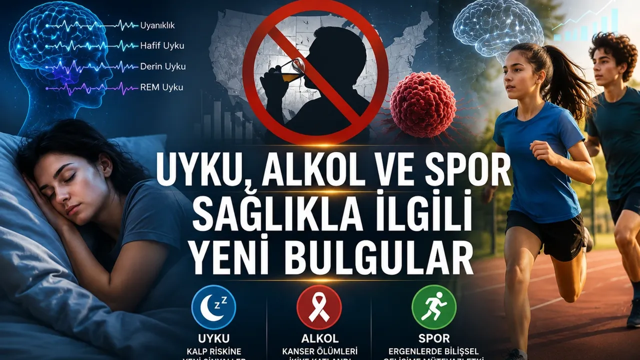 Uyku, Alkol ve Spor Üzerine Üç Yeni Araştırmadan Sağlık Sinyalleri