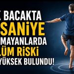 Tek Bacakta 10 Saniye Durabilmek, Sağkalımla İlişkilendirildi
