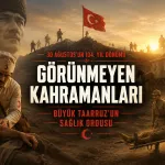 30 Ağustos’un 104. Yılında Zaferin Görünmeyen Kahramanları: Cephedeki Sağlık Ordusu