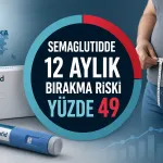 Obezite İçin Semaglutid Tedavisine Başlayanlarda Bir Yıllık Bırakma Riski Yüzde 49