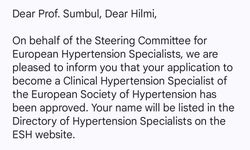 Doç. Dr. Hilmi Erdem Sümbül’e Avrupa’dan Önemli Görev