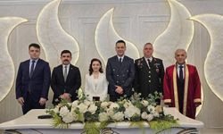 Çaykara’da Anlamlı Nikâh: Savcı ile Komutan Hayatlarını Birleştirdi