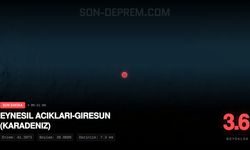 Karadeniz Sallandı! Giresun Açıklarında Deprem