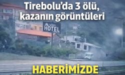 Tirebolu’da 3 can kaybı: Korkunç kazanın görüntüleri