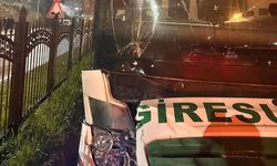 Giresunspor Kafilesi Kaza Geçirdi