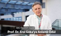 Sağlık Bilimleri Üniversitesi Öğretim Üyesi Prof. Dr. Erol Göka’ya Anlamlı Ödül