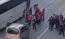 Akçaabat’ta maç öncesi gerginlik: Taraftarlar karşı karşıya geldi