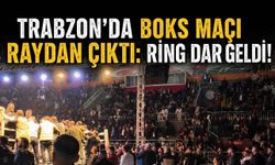 Trabzon’da Boks Maçı Raydan Çıktı: Ring Dar Geldi