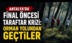 Trabzonspor Taraftarı Orman Yolundan Stada Gitmeye Çalıştı