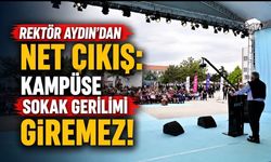 Rektör Prof. Dr. Kemalettin Aydın’dan Kırmızı Çizgi: Sokağın Gerilimi Kampüs Duvarından İçeri Giremez
