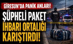 Giresun’da Şüpheli Paket Alarmı: Yol Çift Yönlü Kapatıldı