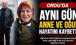 Ordu’da Yürek Yakan Acı: Aynı Gün Anne ve Oğul Hayatını Kaybetti