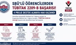 SBÜ’lü Öğrencilerden TÜBİTAK 2209-B Başarısı: 4 Proje Destek Almaya Hak Kazandı