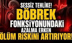 Sessiz Tehlike: Böbrek Fonksiyonundaki Azalma Erken Ölüm Riskini Artırıyor